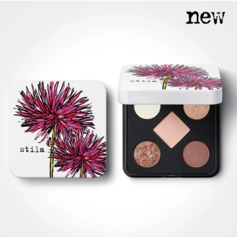 Stila Pocket Play Shadow Pallet Pretty Petal Metallic NIB - Picture 1 of 4